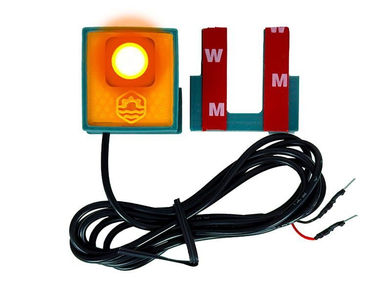 Button switch orange_2 Illuminated Button Switch